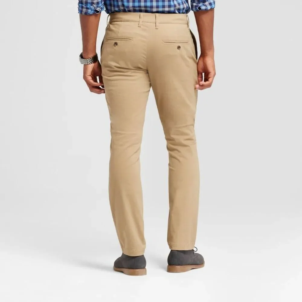 Goodfellow & Co -  Men's Mid Rise Relaxed Leg Athleti Beige